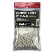 HASOFT Distanční křížky na dlažbu 2 mm 250ks